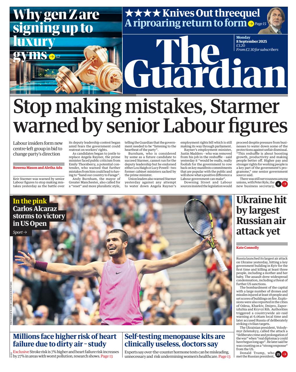 The Guardian Newspaper Preview Pages