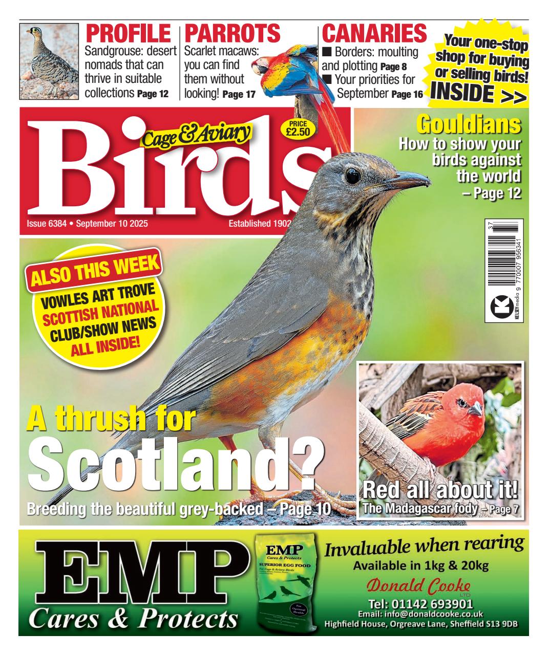 Cage & Aviary Birds Preview Pages