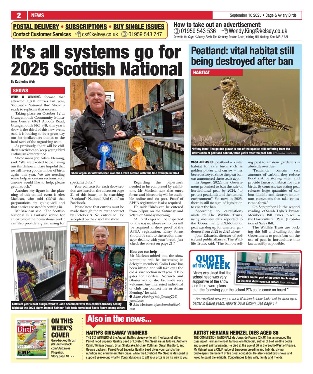 Cage & Aviary Birds Preview Pages