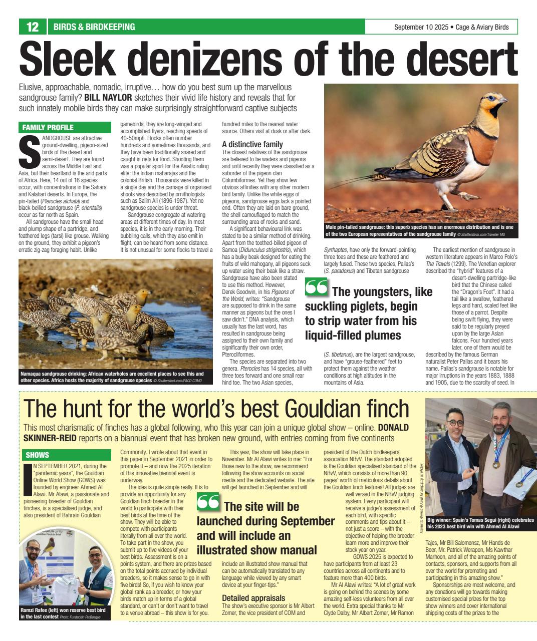 Cage & Aviary Birds Preview Pages