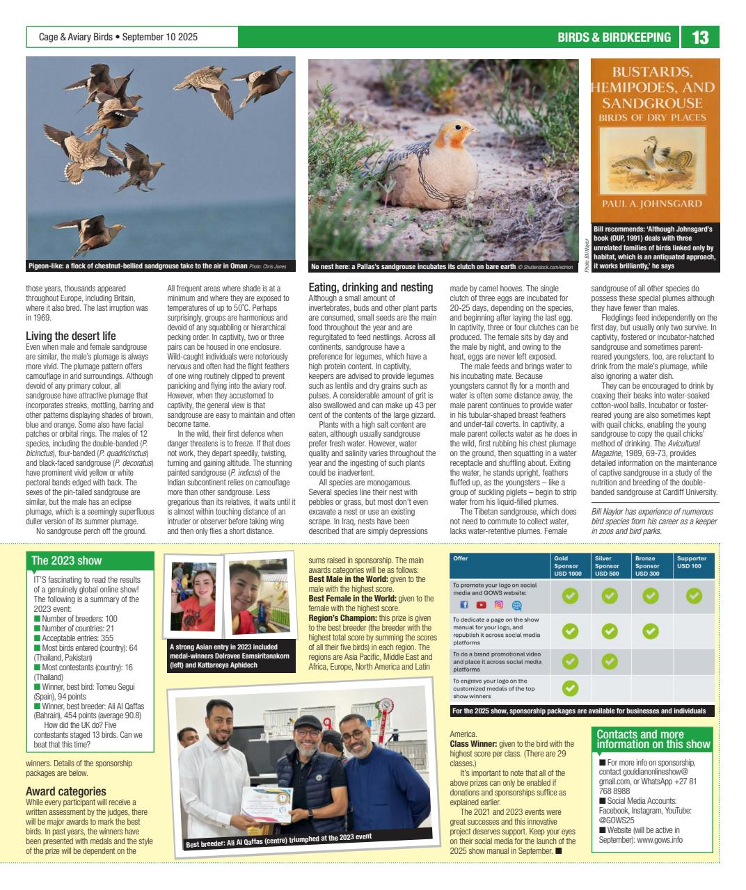 Cage & Aviary Birds Preview Pages