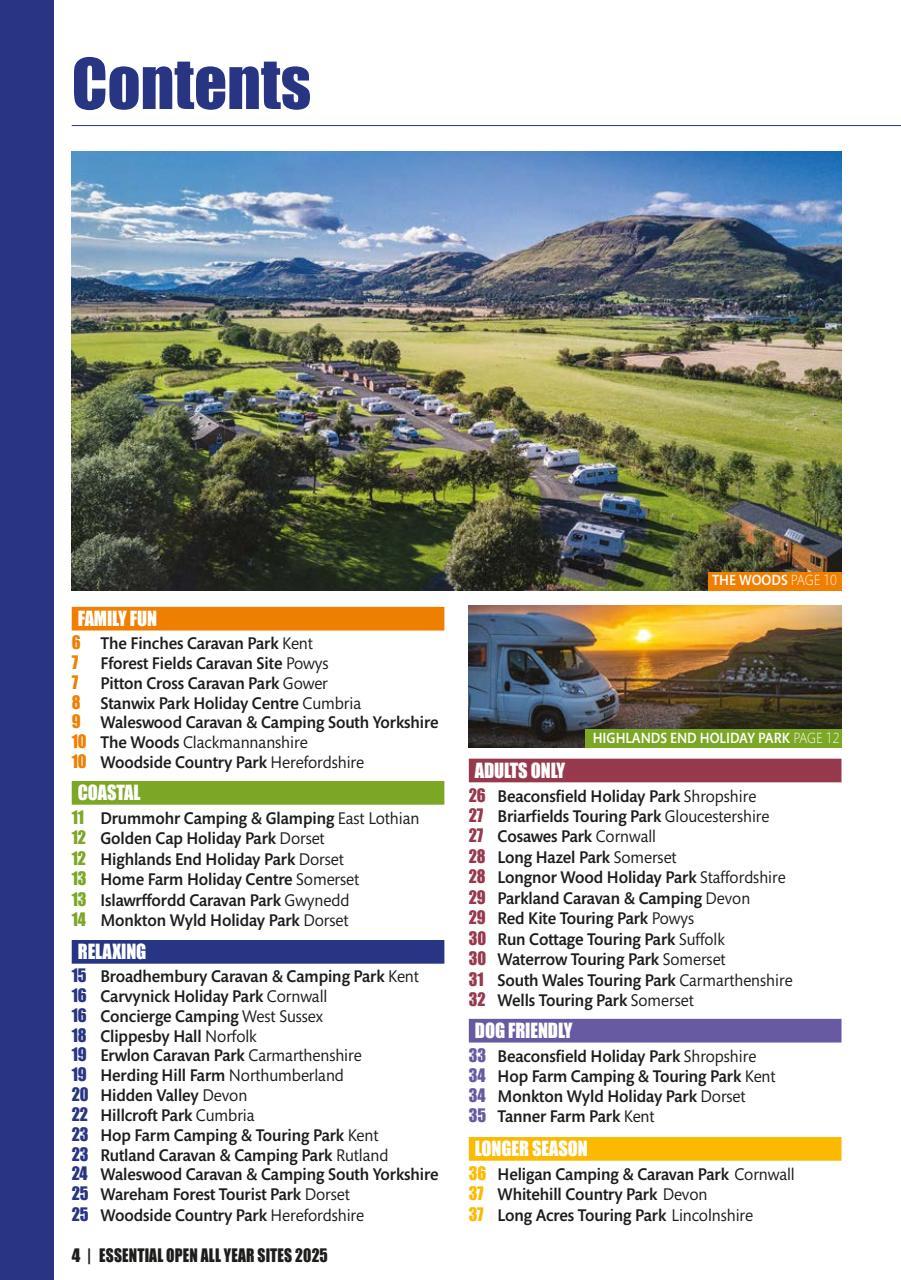 Camping Preview Pages