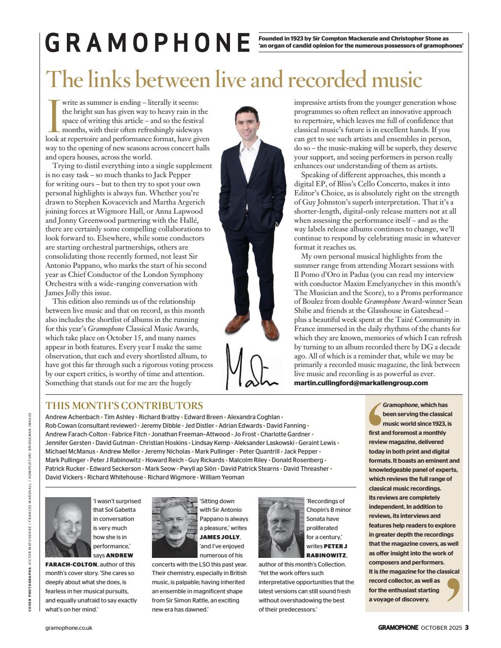 Gramophone Preview Pages