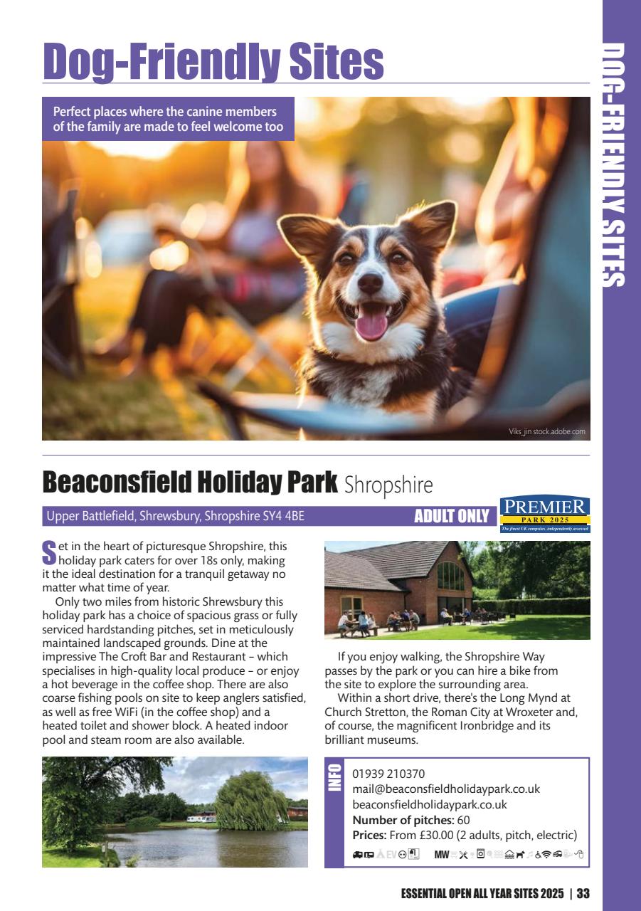 Campsite Finder Preview Pages