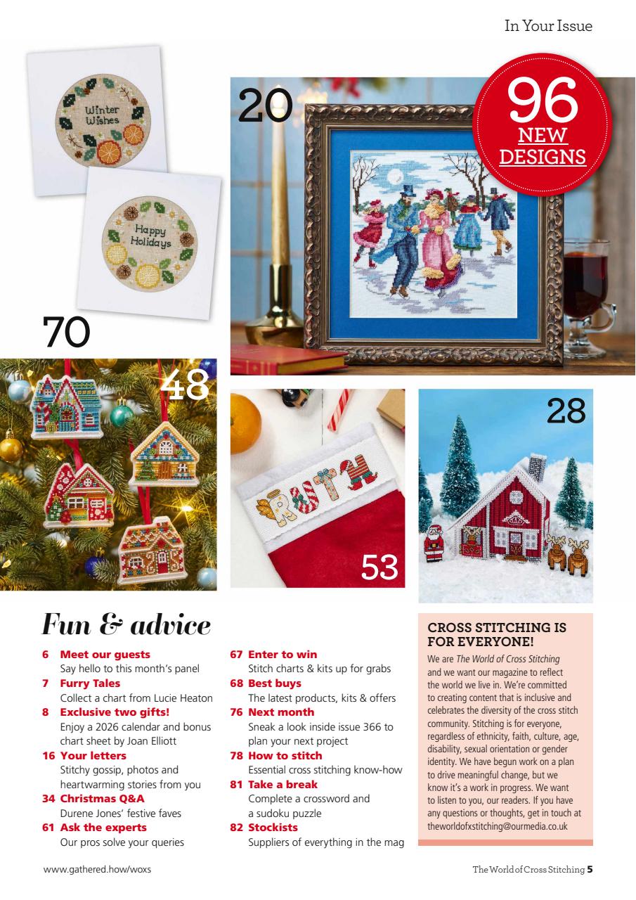 The World of Cross Stitching Preview Pages