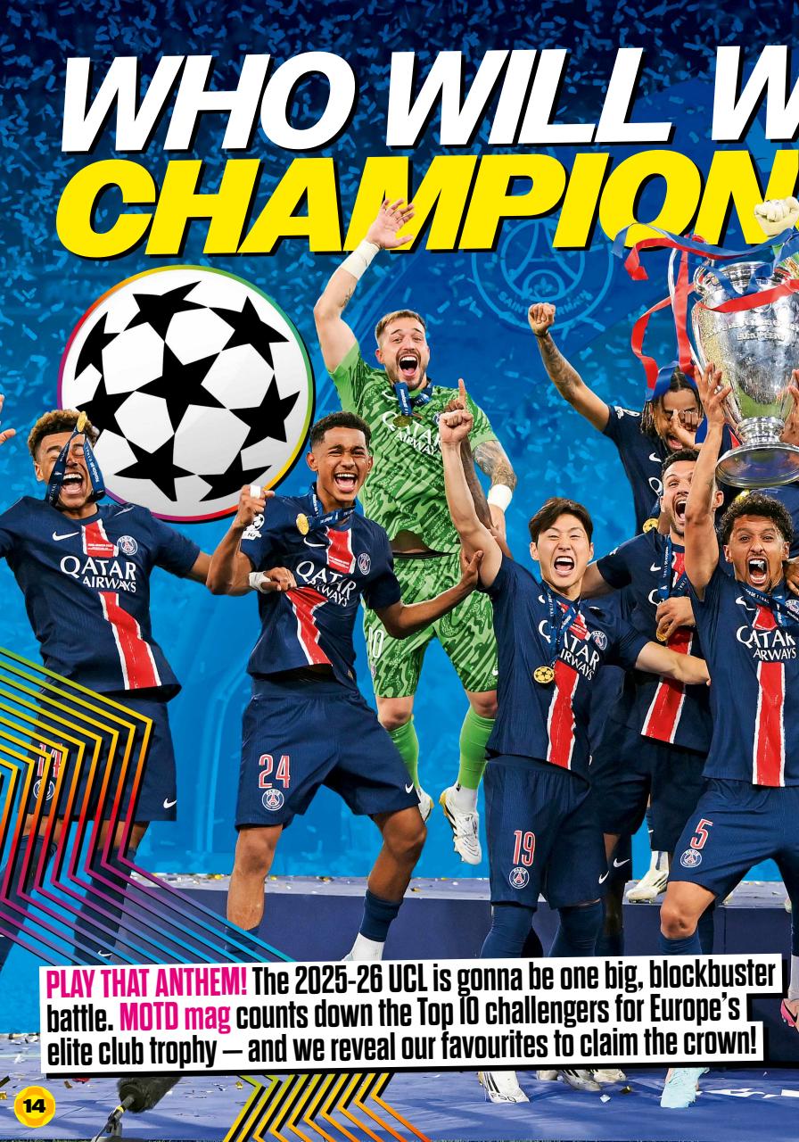 Match of the Day Preview Pages