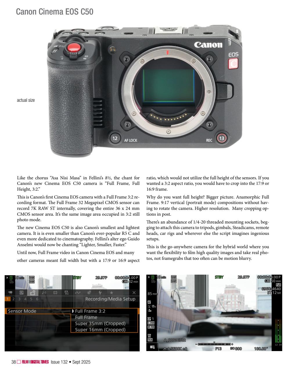 Film and Digital Times Preview Pages
