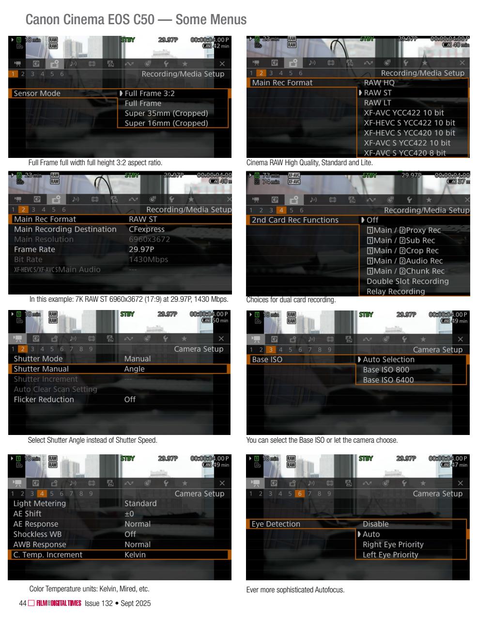 Film and Digital Times Preview Pages