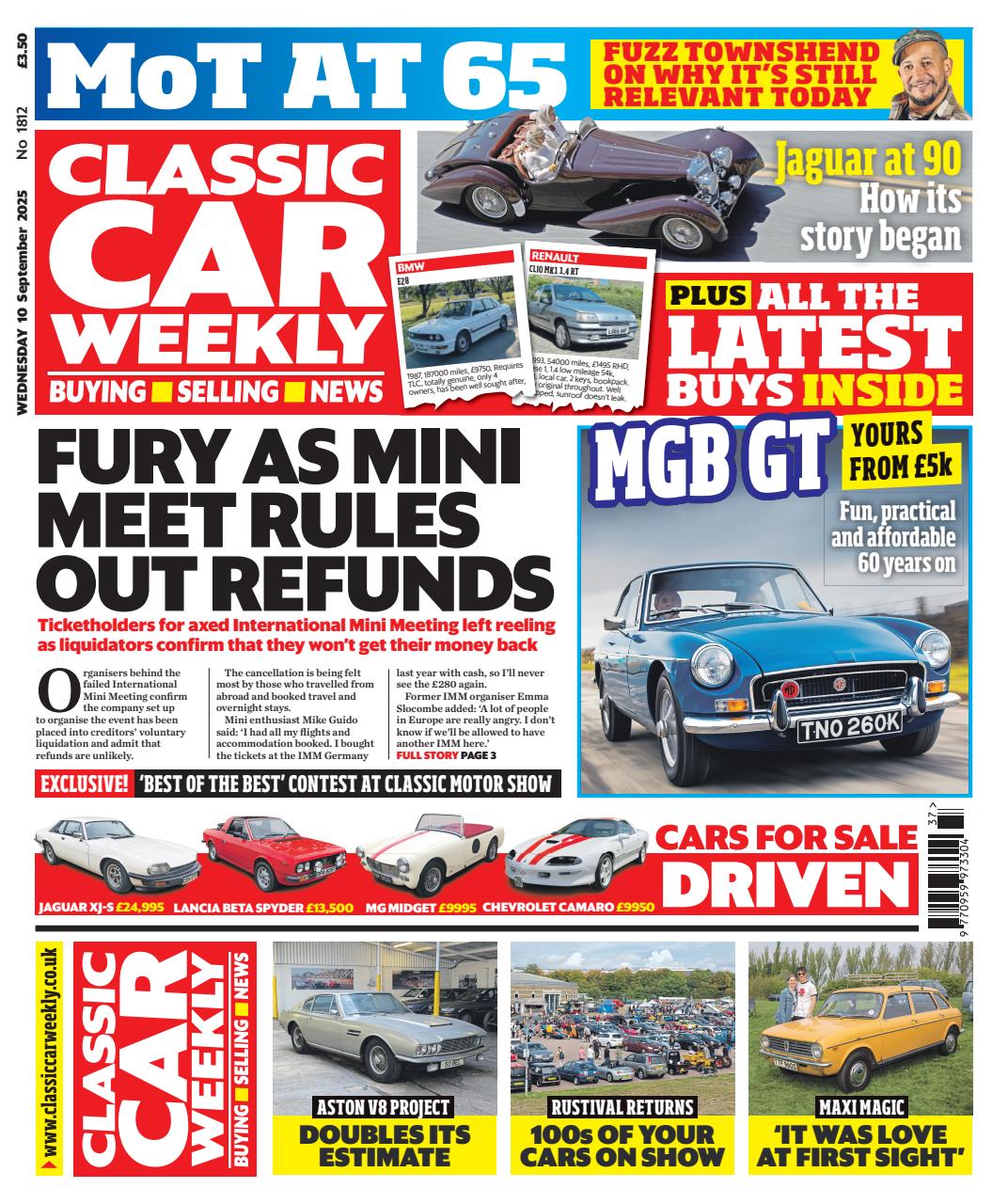 Classic Car Weekly Preview Pages
