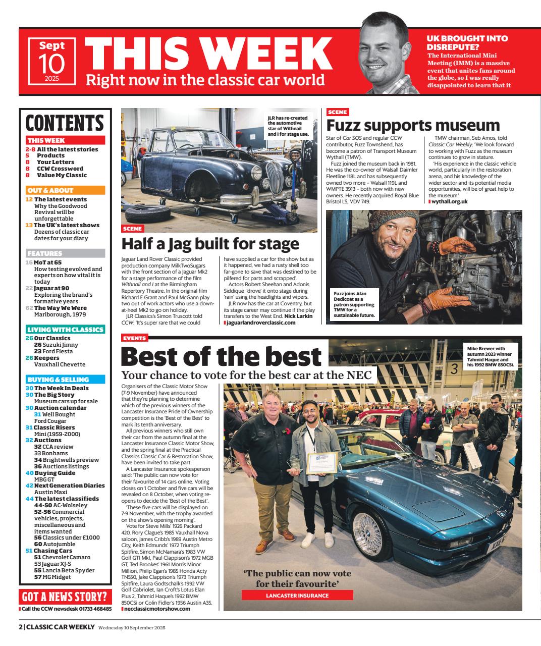 Classic Car Weekly Preview Pages