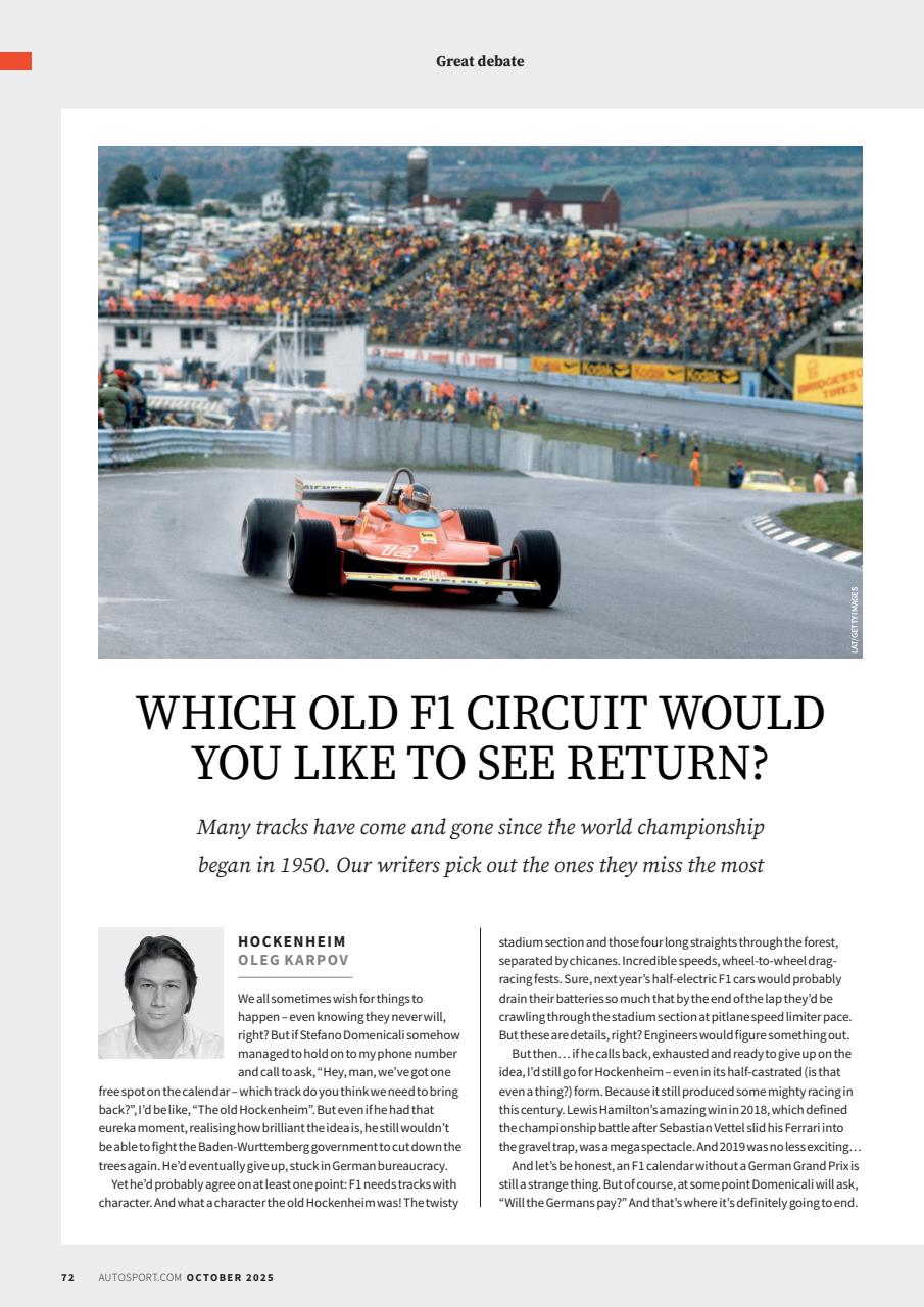 Autosport Preview Pages