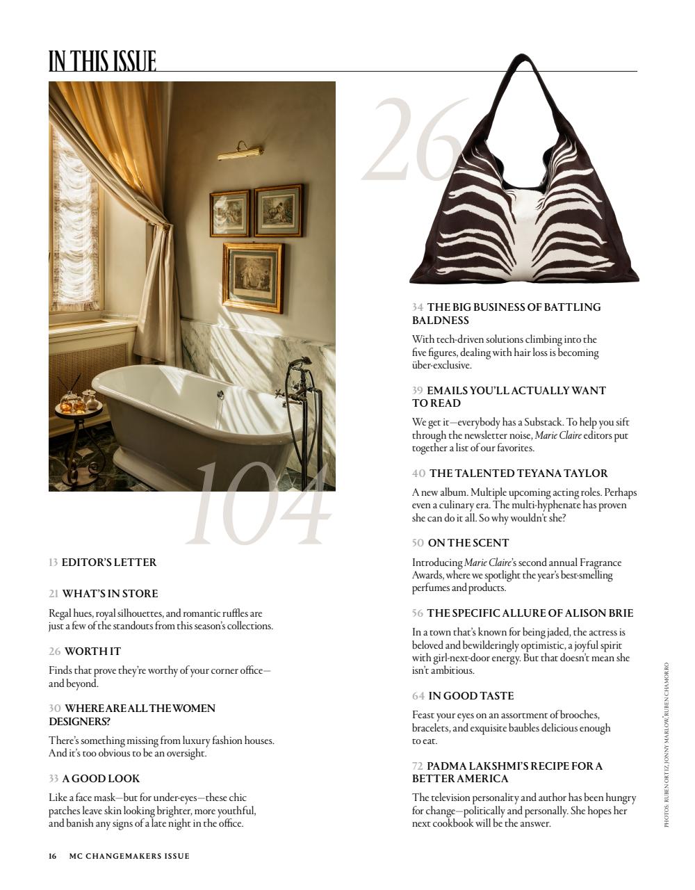 Marie Claire US Preview Pages