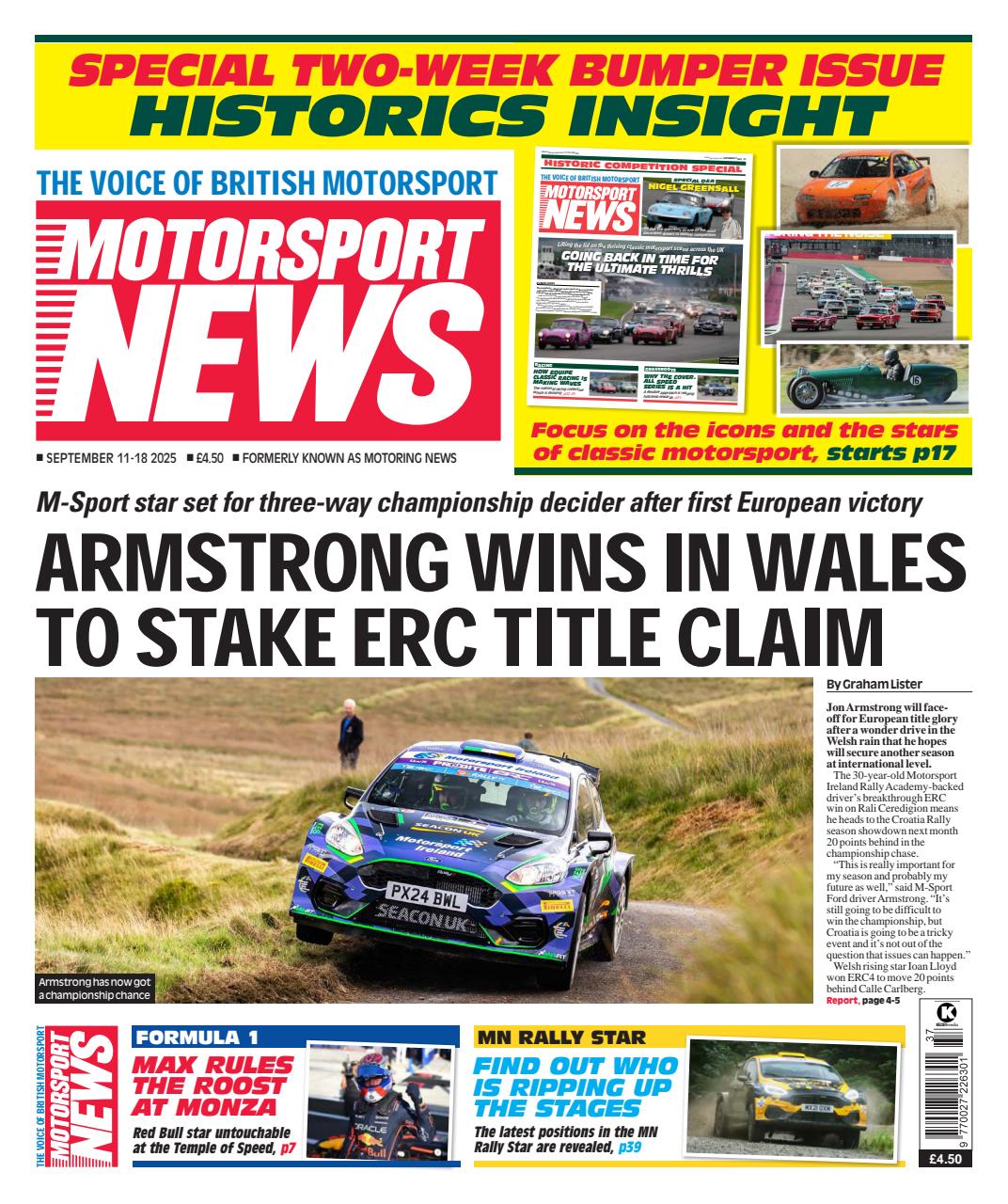 Motorsport News Preview Pages