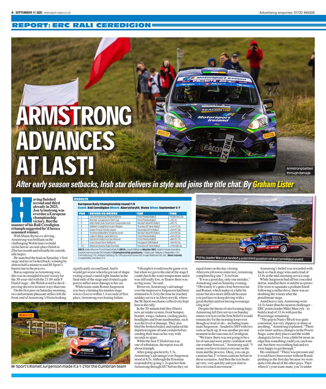 Motorsport News Preview Pages