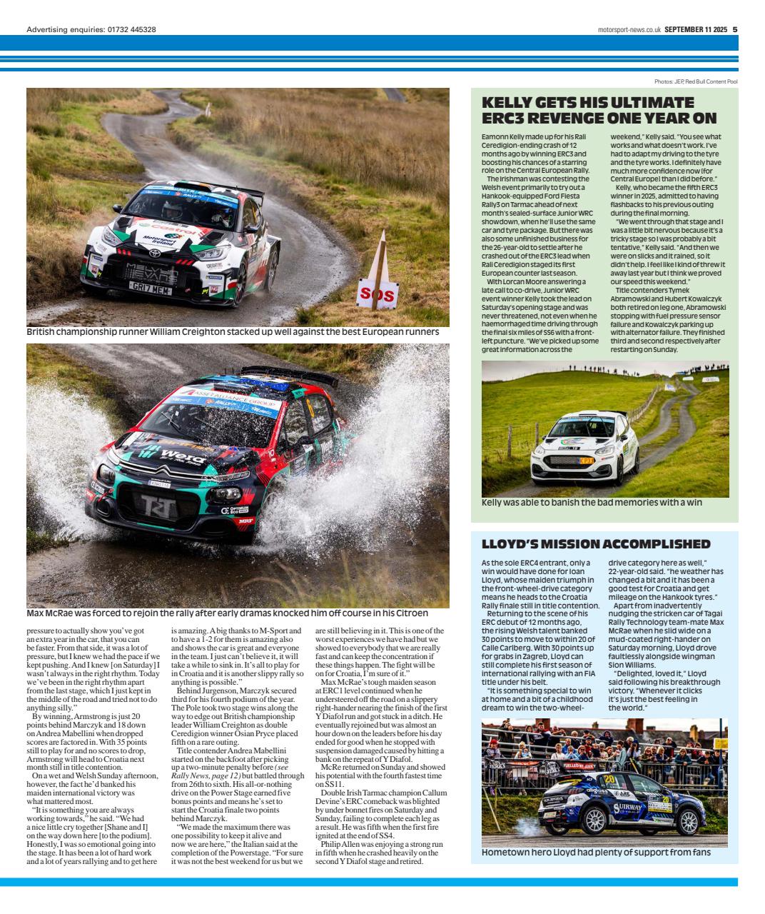 Motorsport News Preview Pages