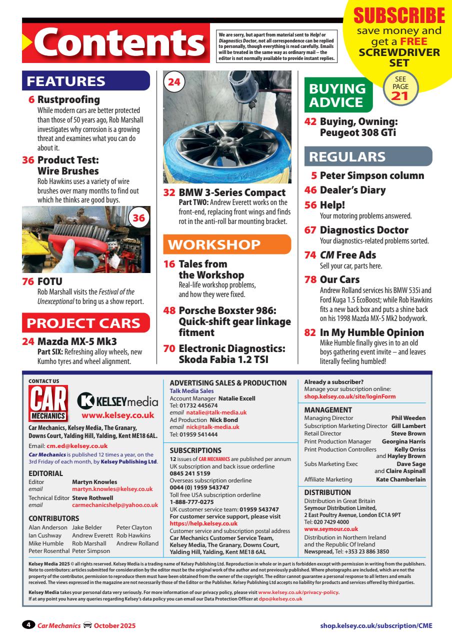 Car Mechanics Preview Pages