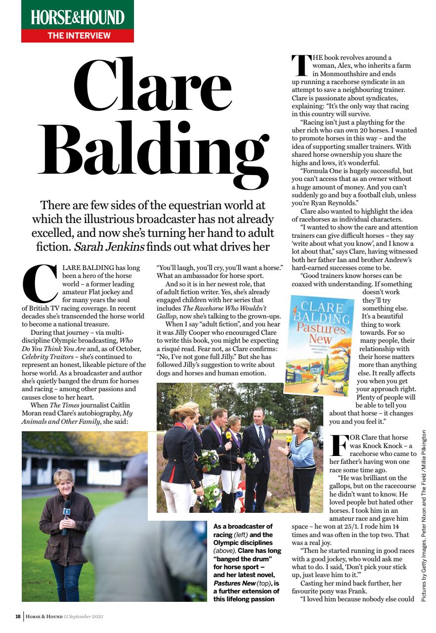 Horse & Hound Preview Pages