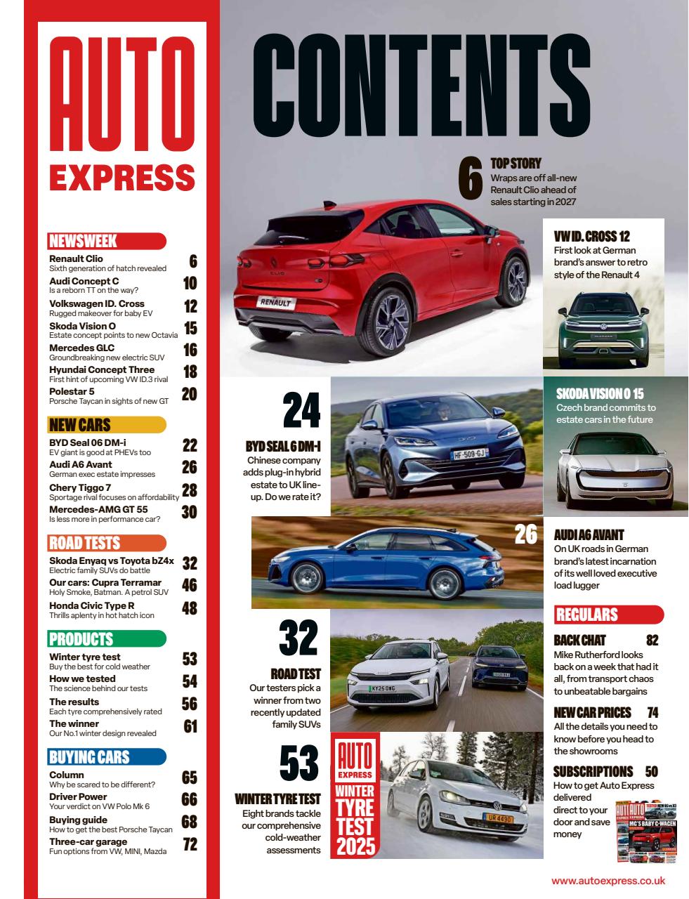 Auto Express Preview Pages