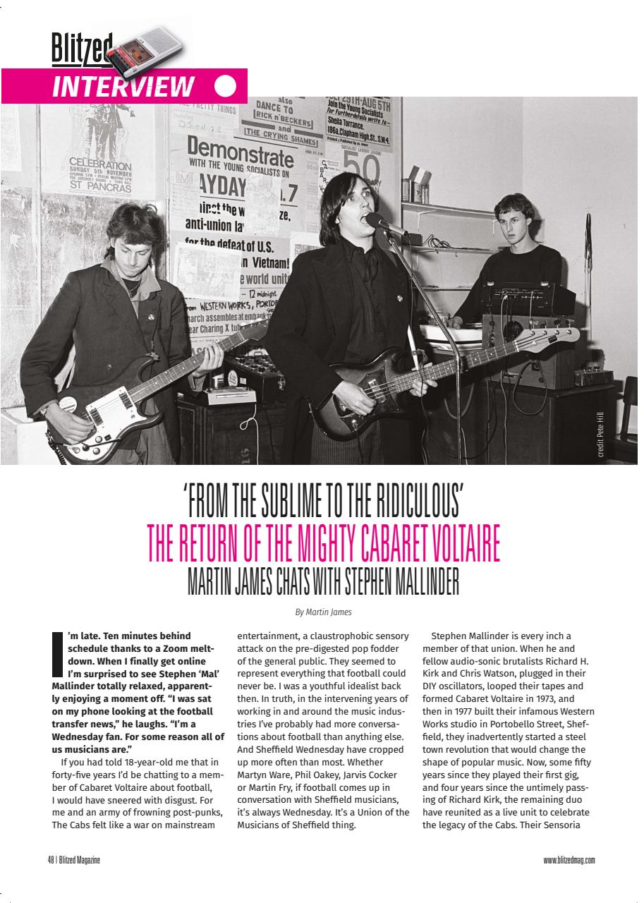 Blitzed Magazine Preview Pages