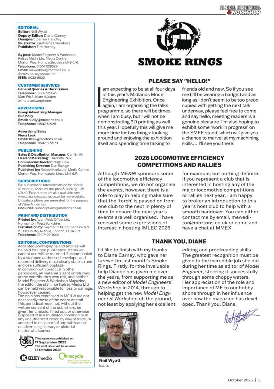 Model Engineer & Workshop Magazine Preview Pages