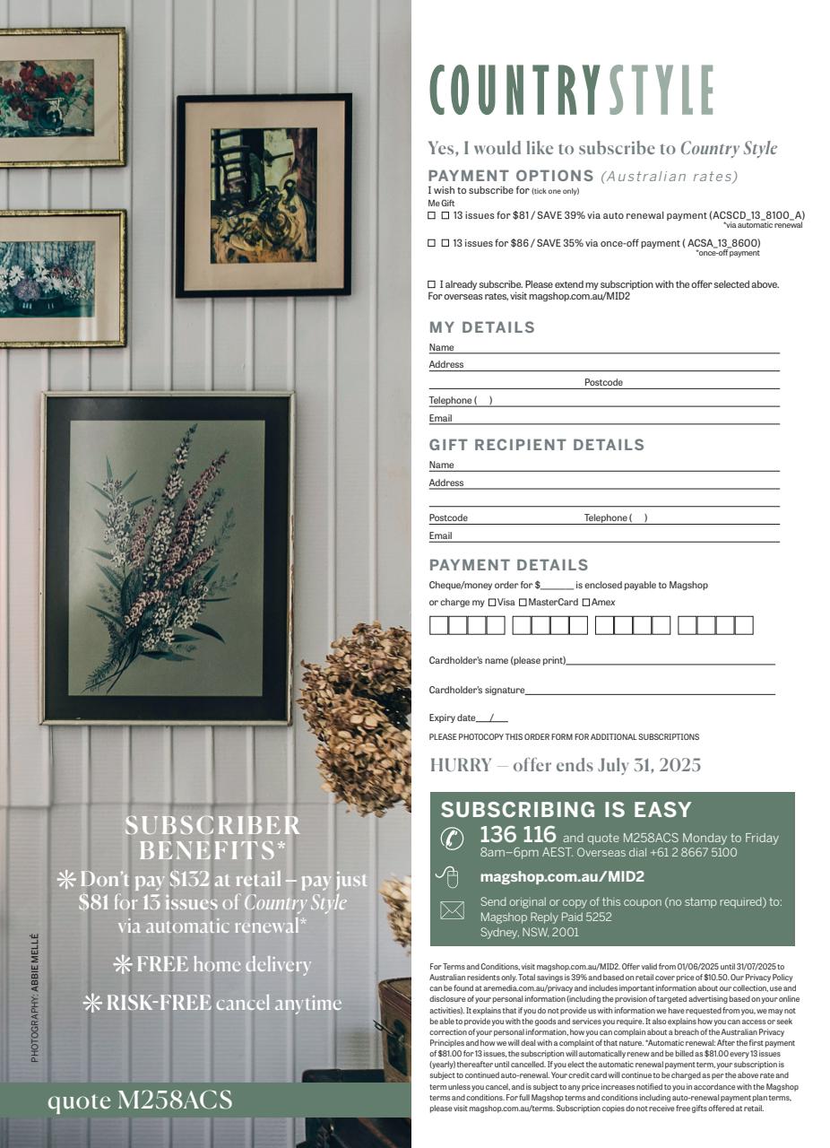 Country Style Preview Pages