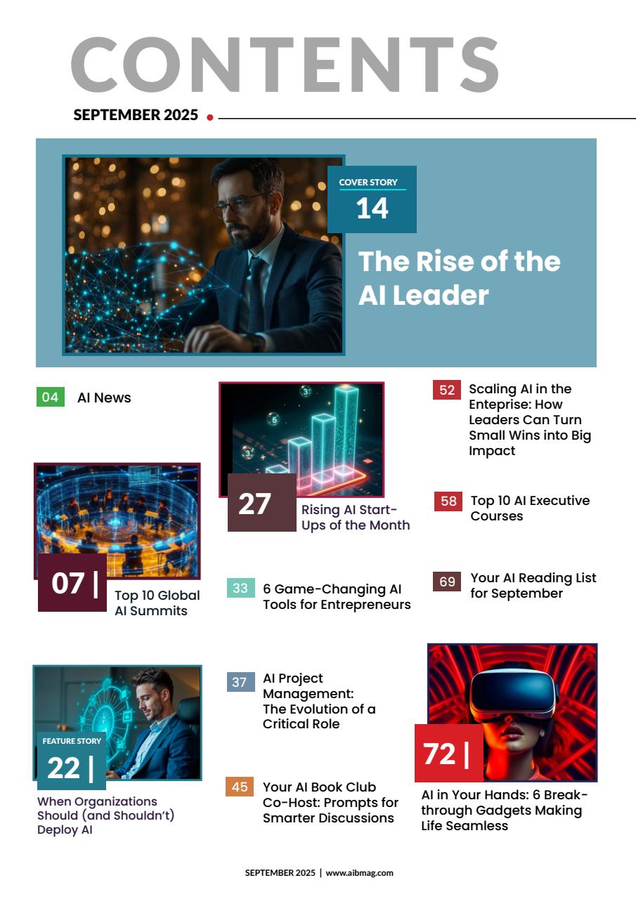 AI Business Magazine Preview Pages
