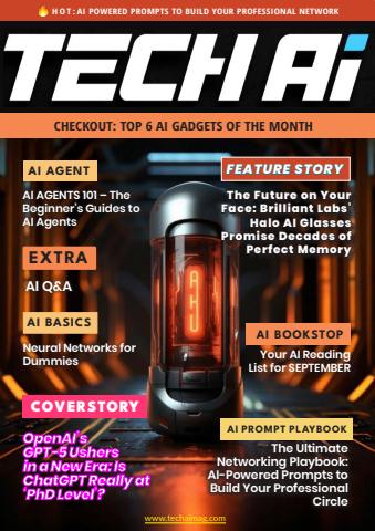 Tech AI Magazine issue Sep 2025