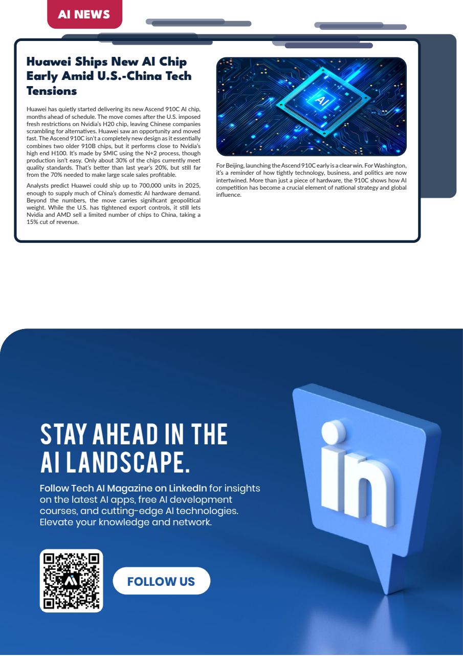 Tech AI Magazine Preview Pages