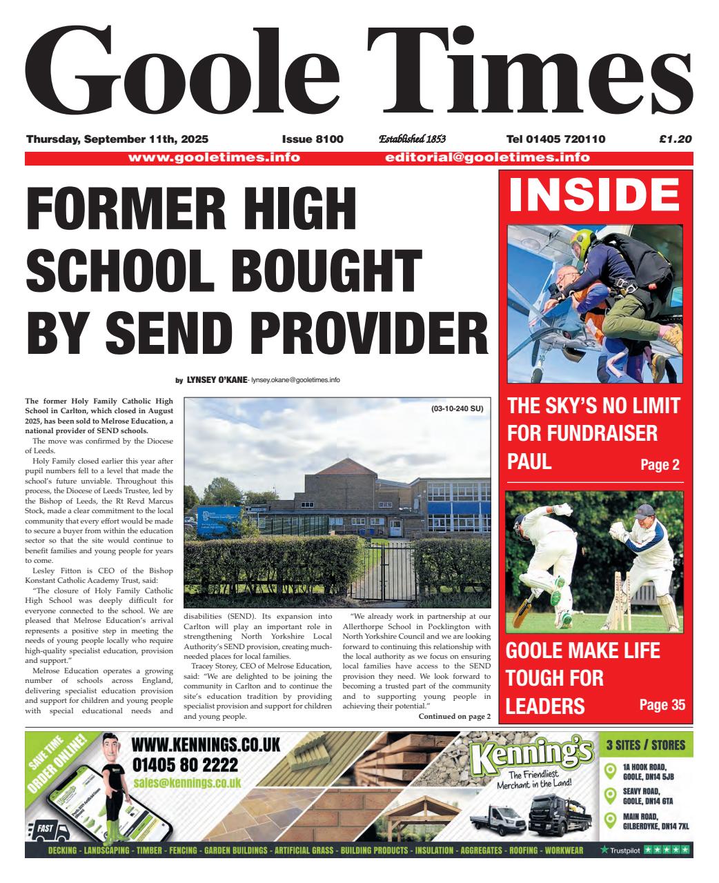 Goole Times Preview Pages
