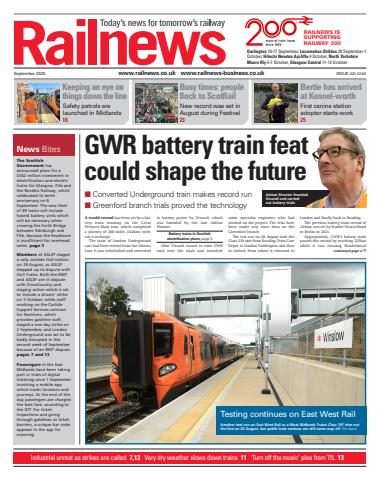 Railnews issue September 2025