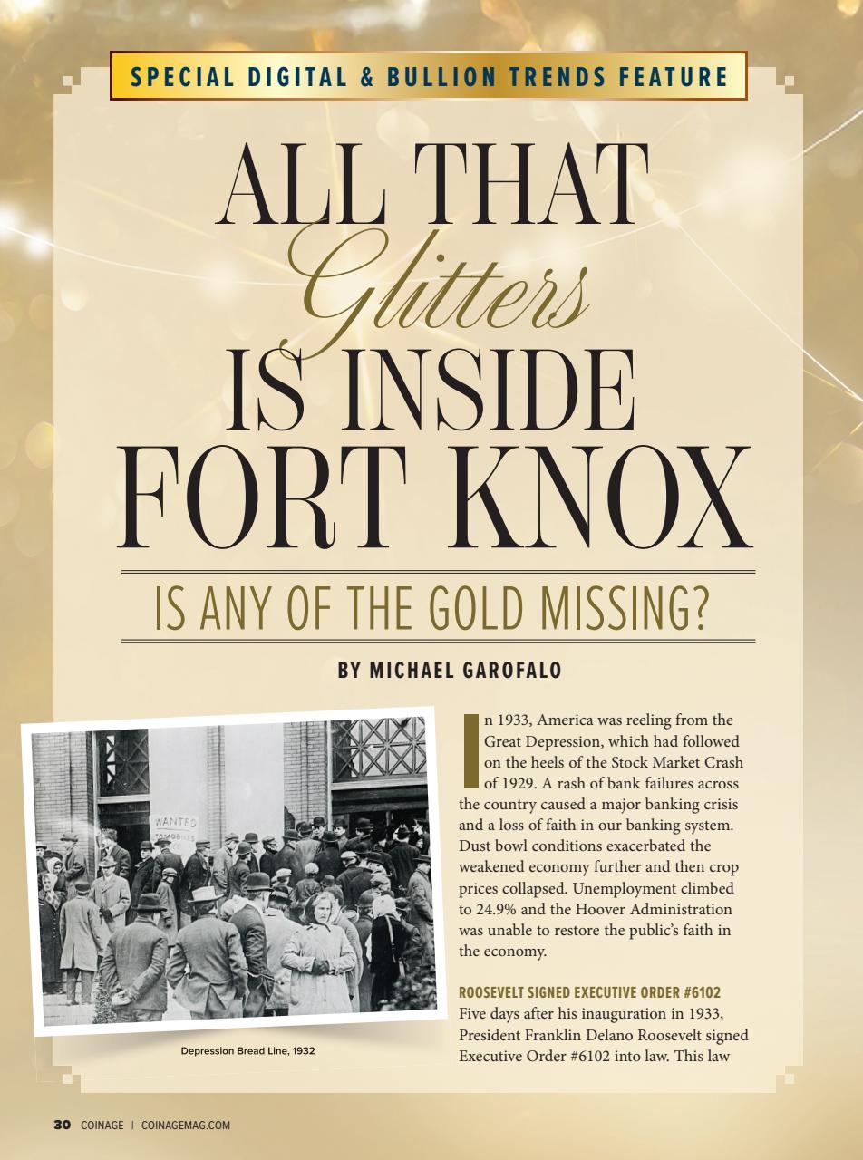 COINage Magazine Preview Pages