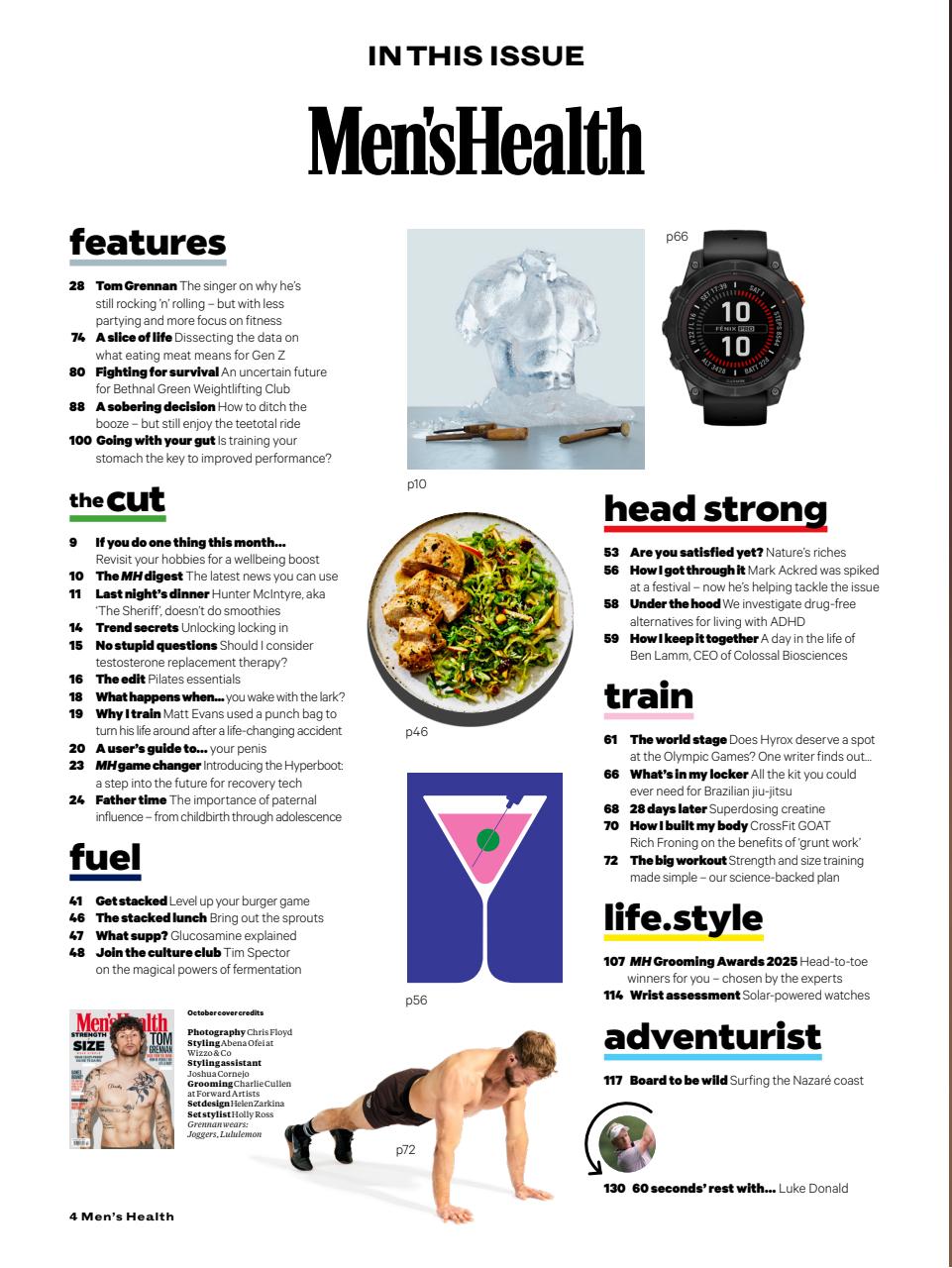Men's Health Preview Pages