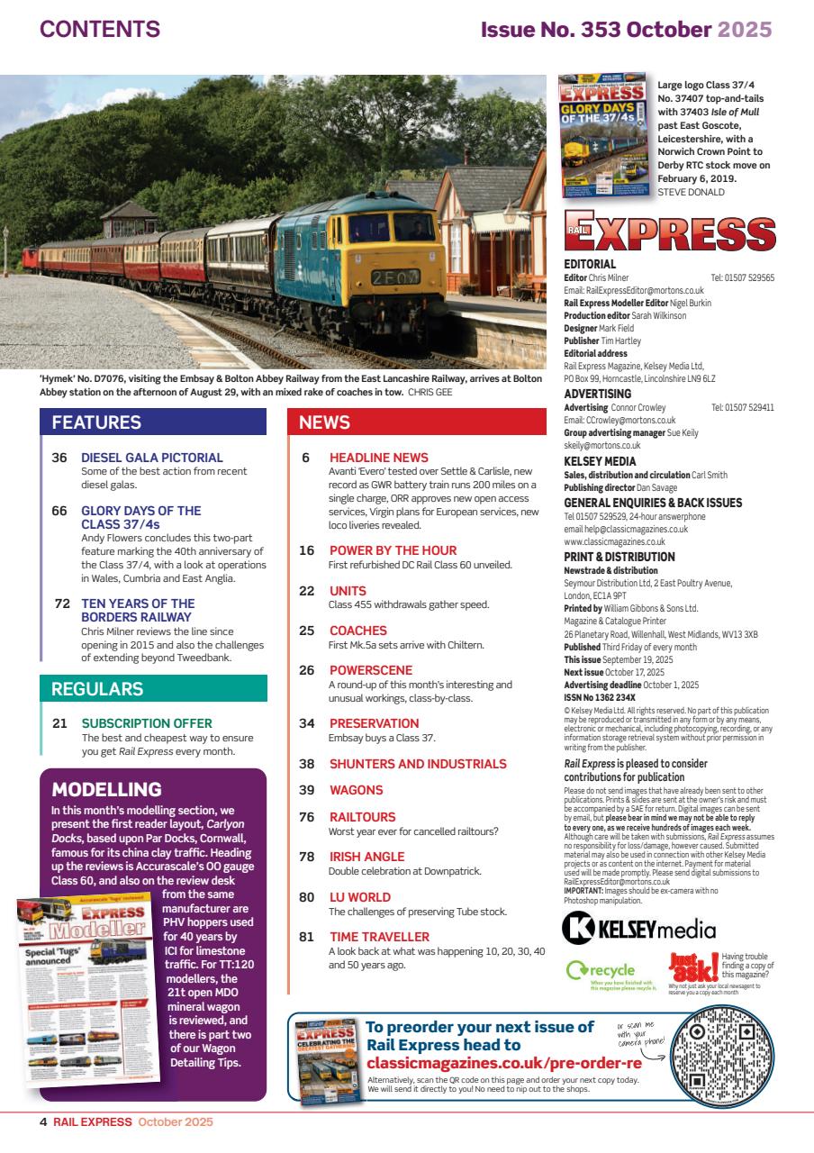 Rail Express Preview Pages