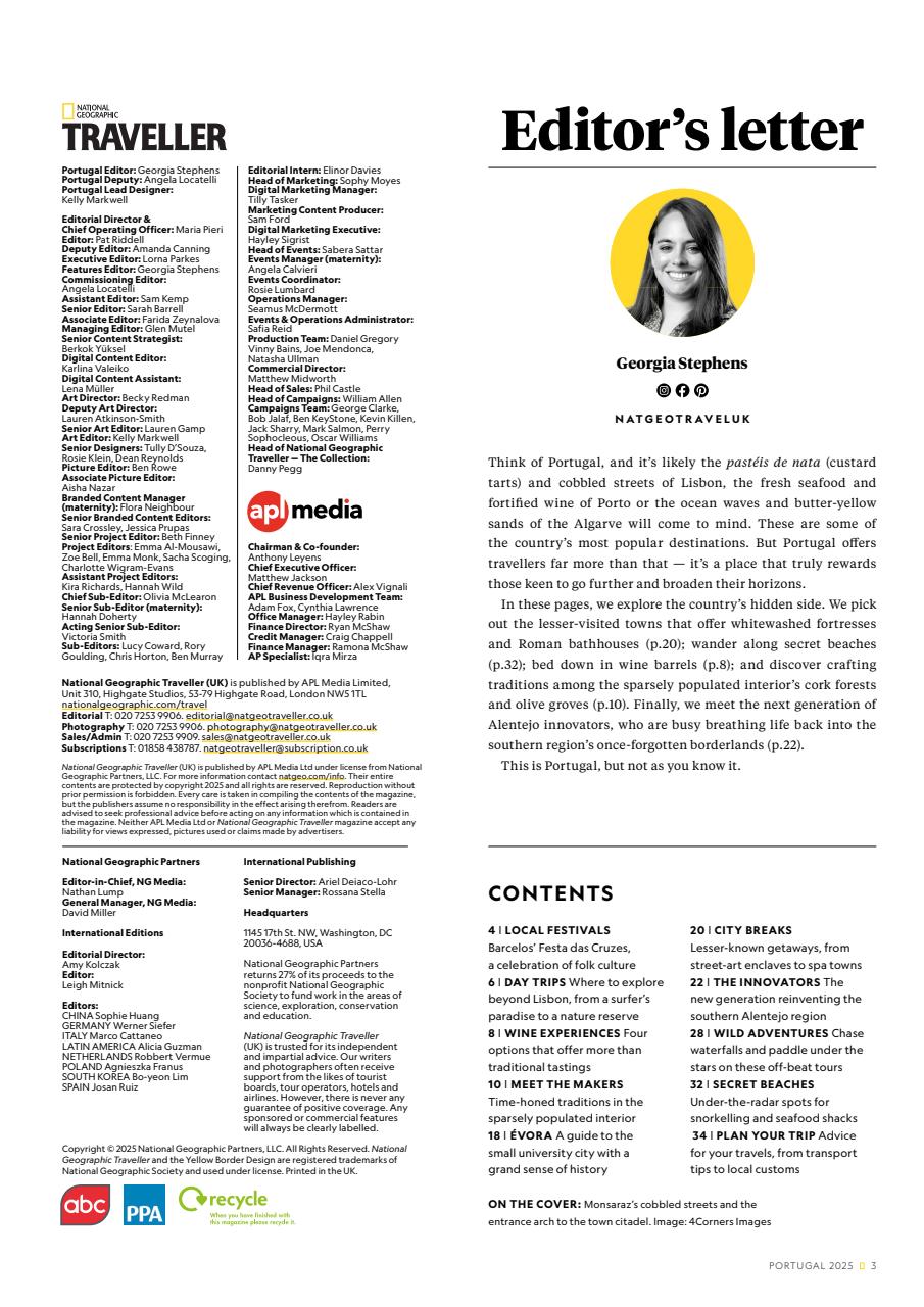National Geographic Traveller UK Preview Pages