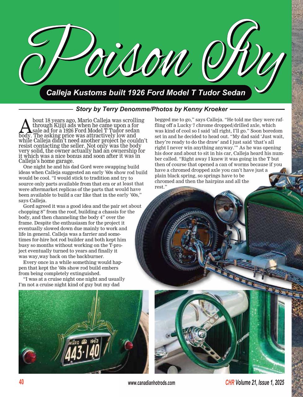 Canadian Hot Rods Preview Pages