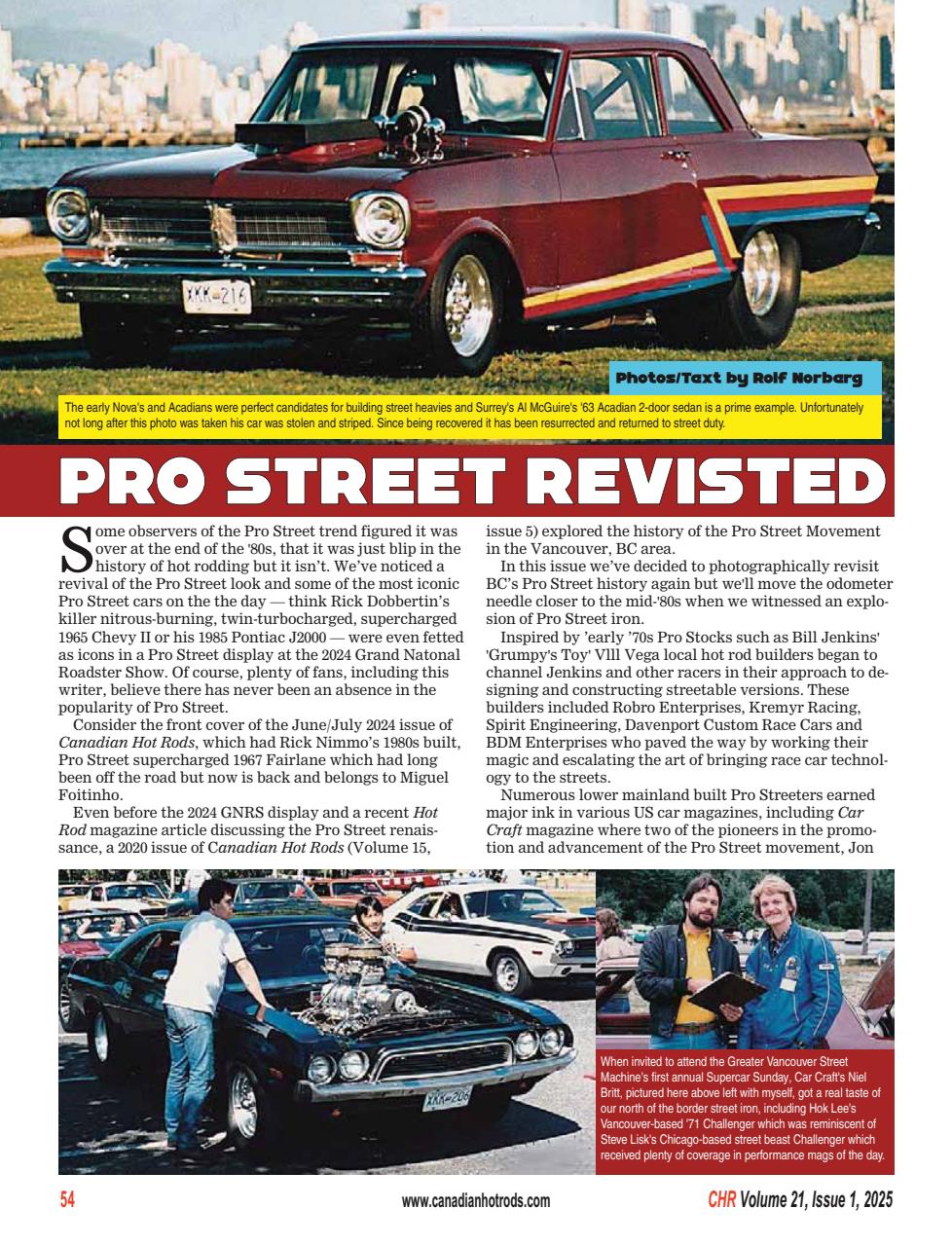 Canadian Hot Rods Preview Pages