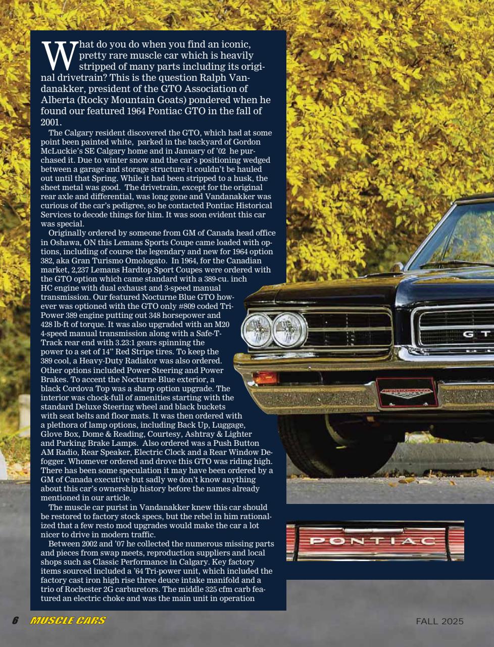 Muscle Cars Preview Pages