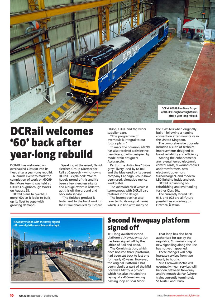 Rail Preview Pages