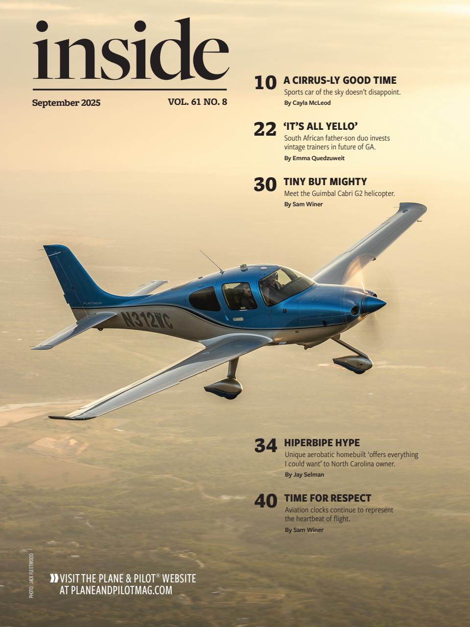 Plane & Pilot Preview Pages