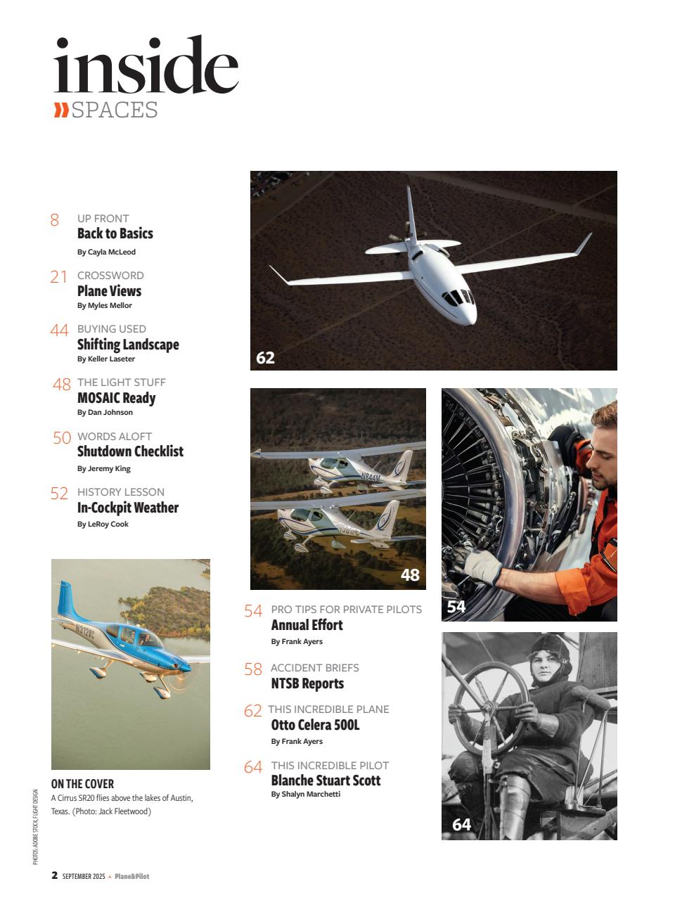 Plane & Pilot Preview Pages