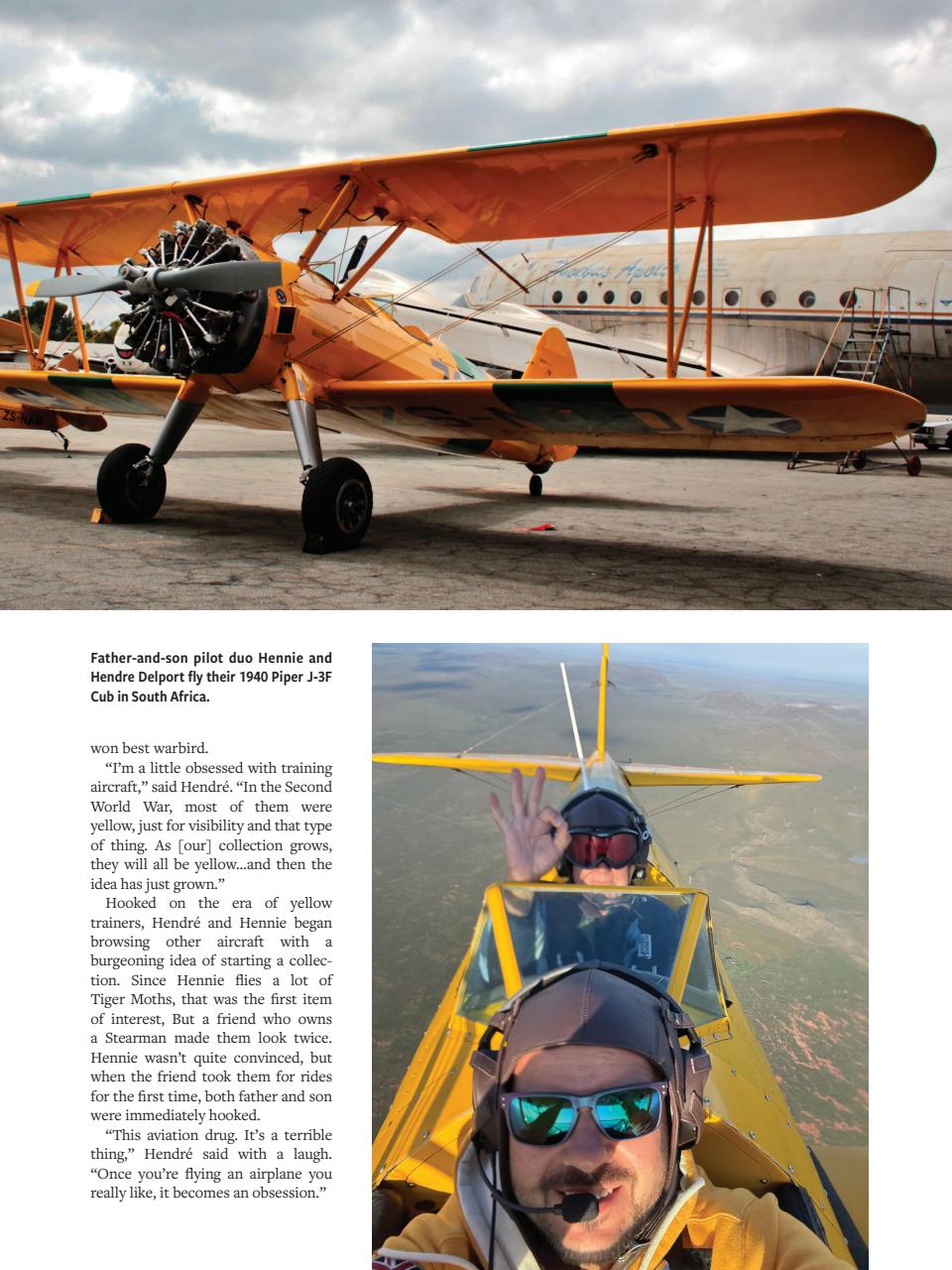 Plane & Pilot Preview Pages