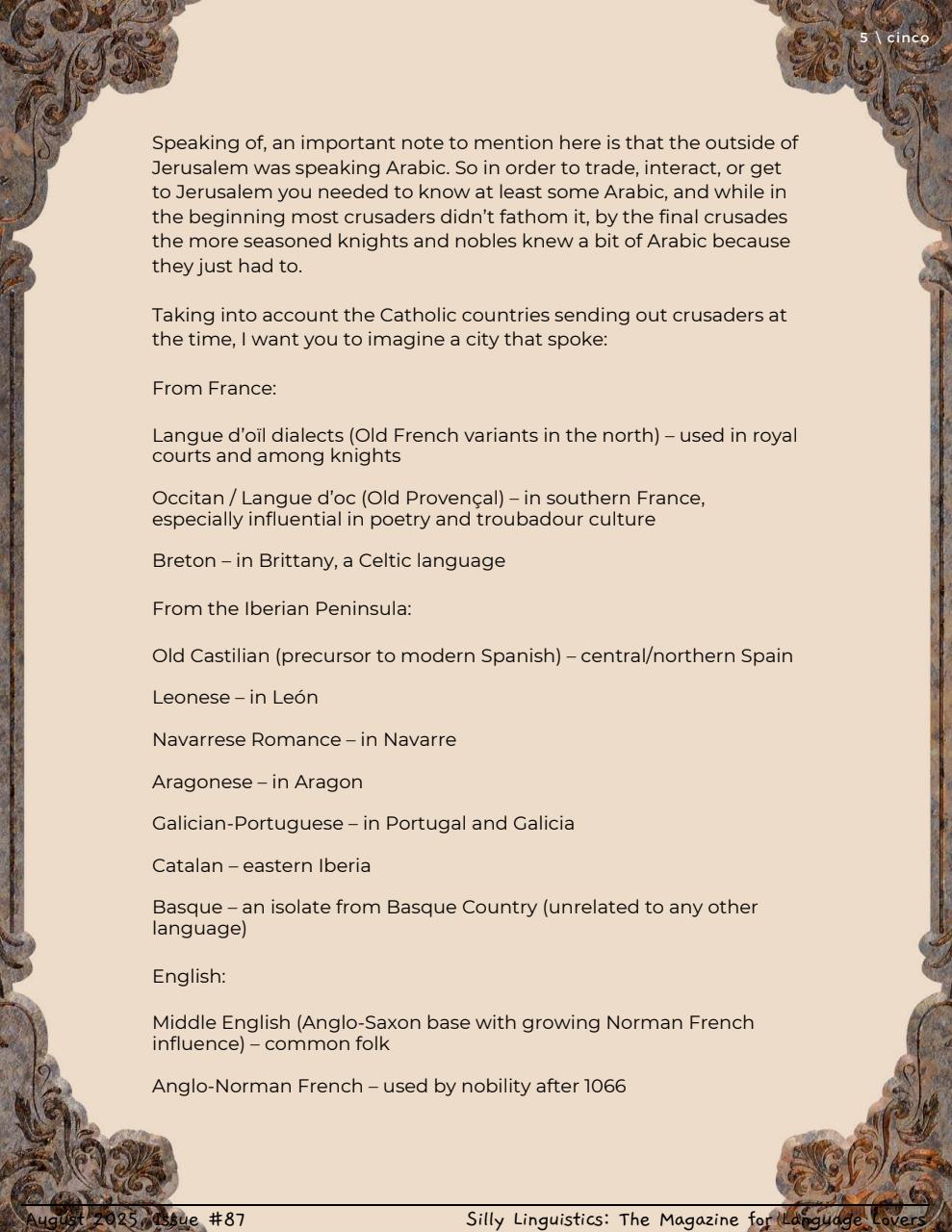 Silly Linguistics Preview Pages