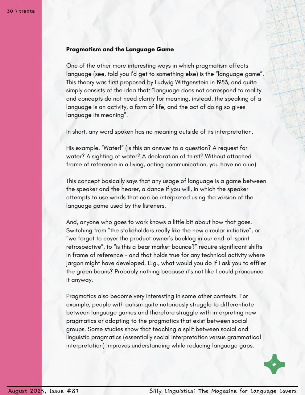 Silly Linguistics Preview Pages