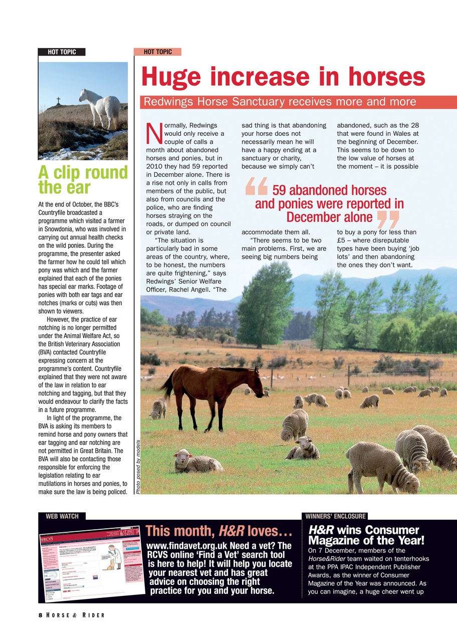 Horse&Rider Magazine - UK equestrian magazine for Horse and Rider Preview Pages