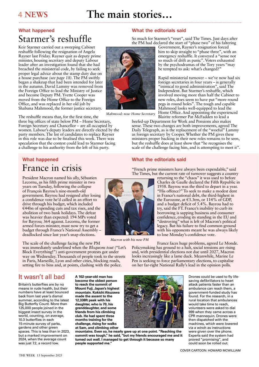 The Week Preview Pages