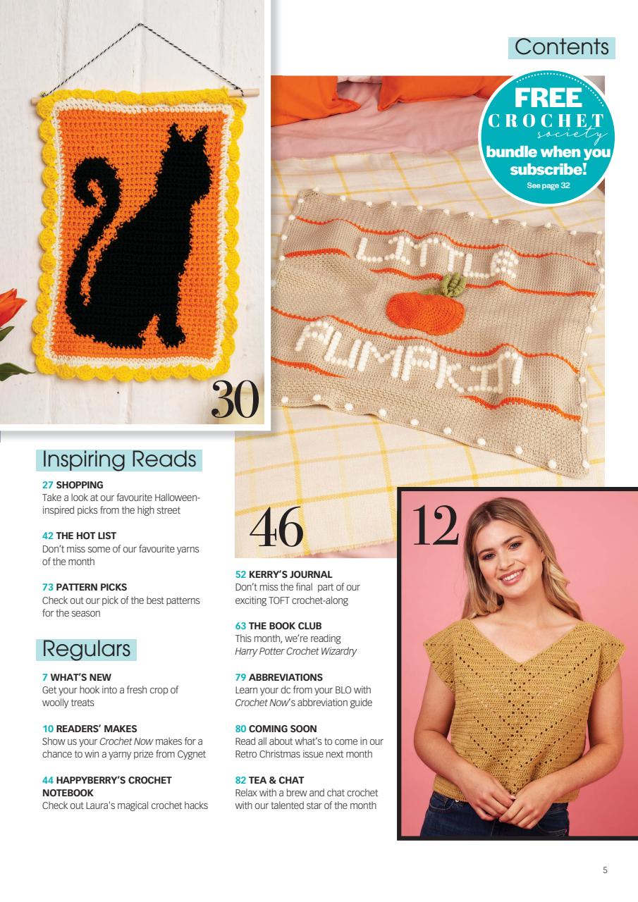 Crochet Now Magazine Preview Pages