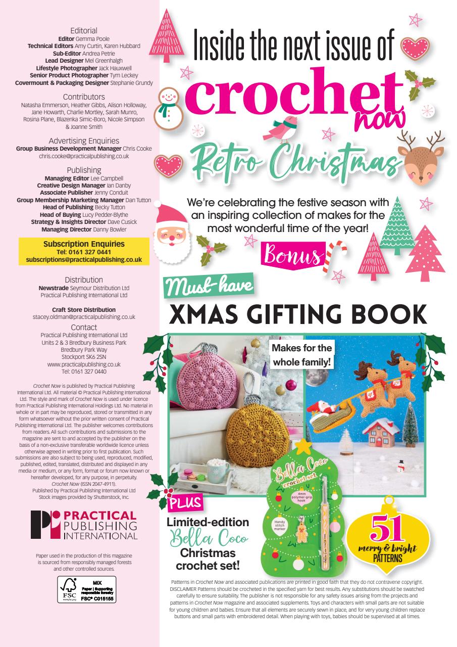 Crochet Now Magazine Preview Pages