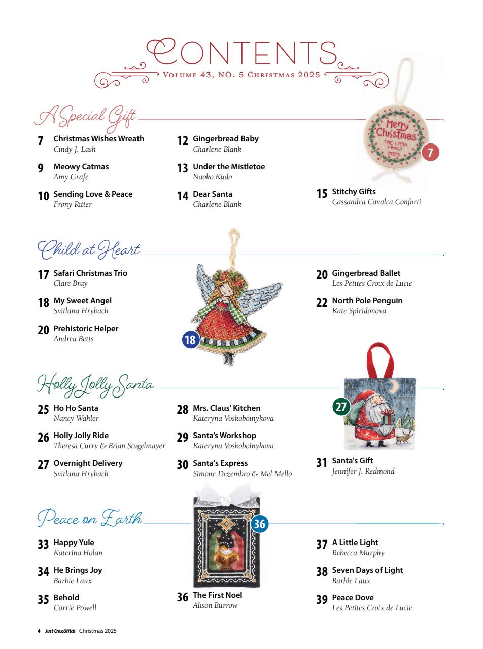 Just CrossStitch Preview Pages