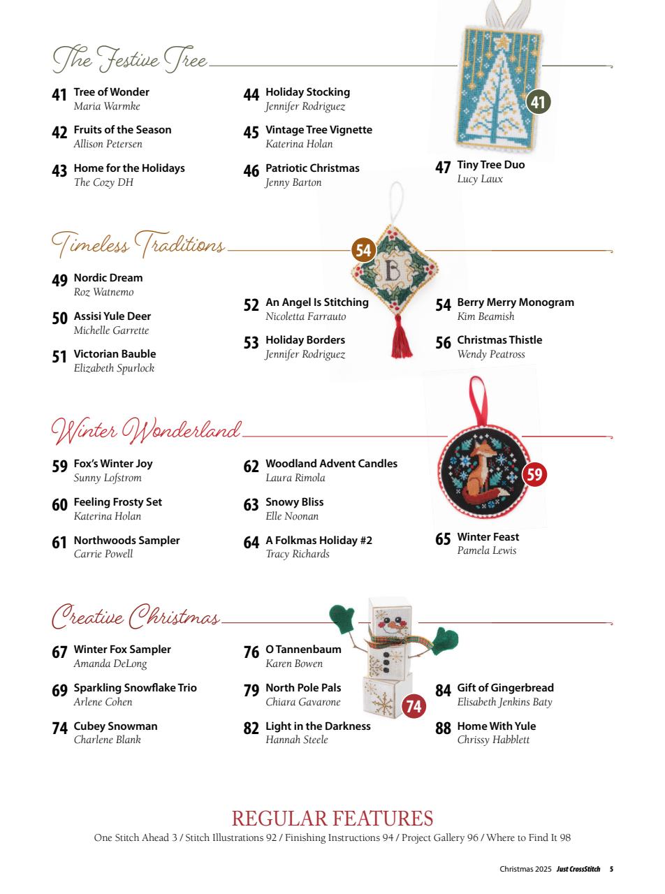 Just CrossStitch Preview Pages