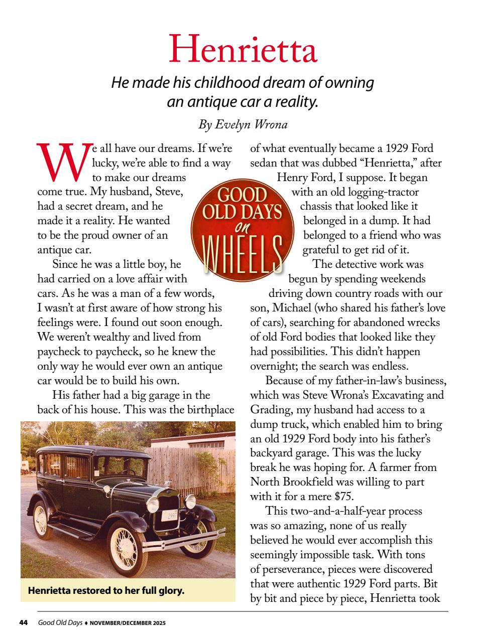 Good Old Days Preview Pages